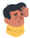 Strong headache